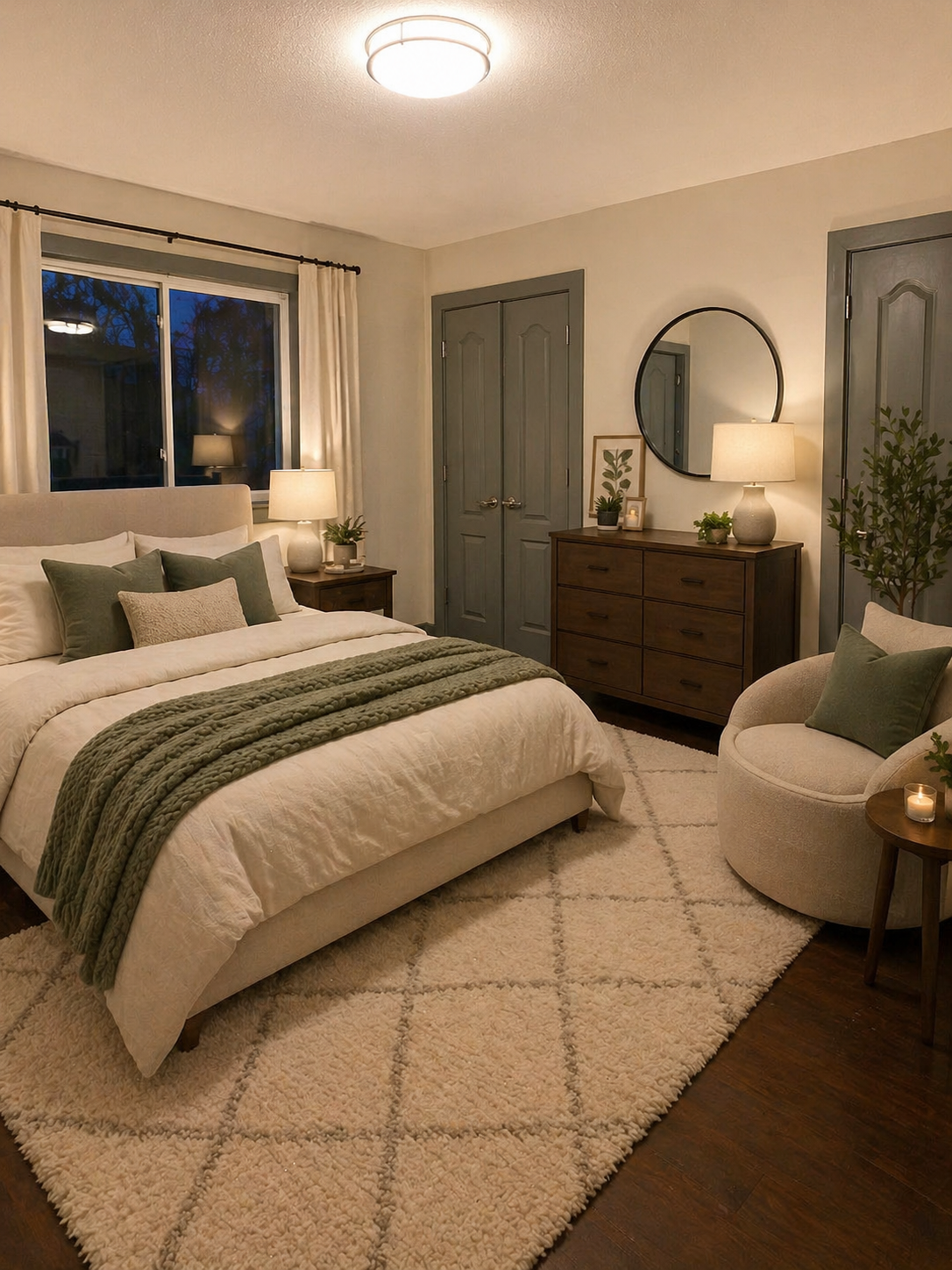 Bedroom at Premium Apartments